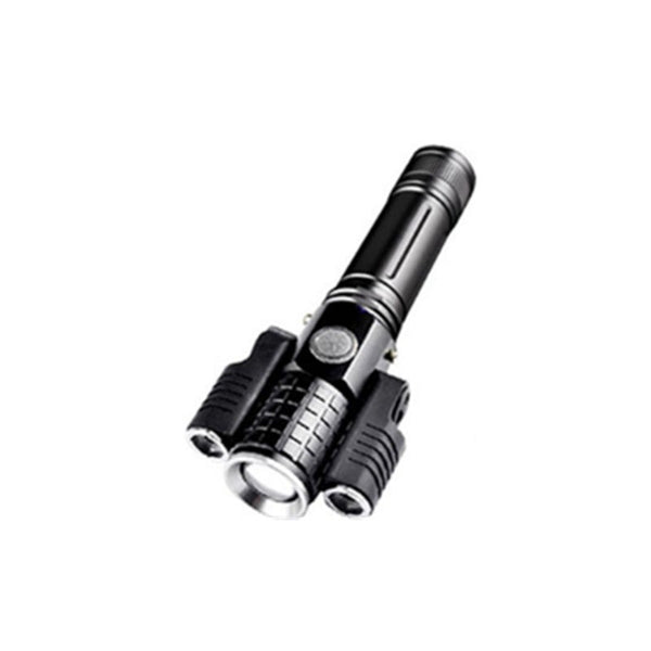 Multifunctional Strong Light Waterproof 3 Lamp Head Outdoor Lighting Night Riding Flashlight Flashlights