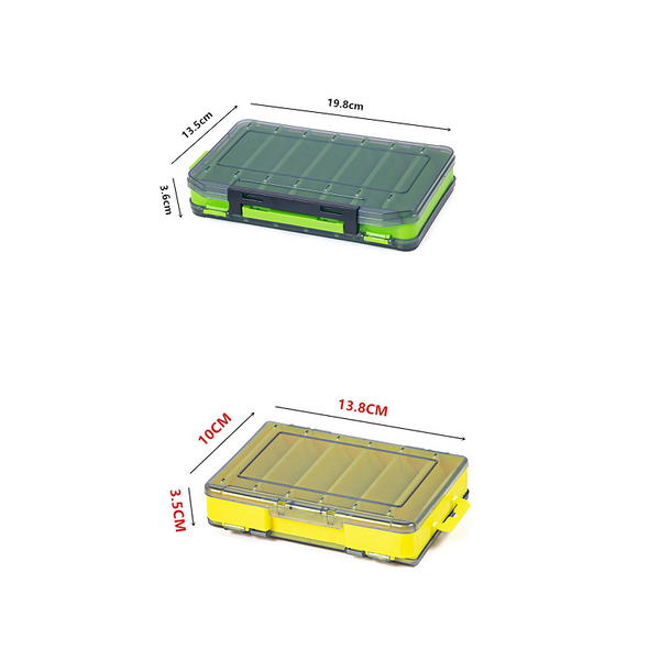 Multifunctional Fishing Bait Storage Box Accessories Gear Organizer Tool Blue S Tackle Boxes & Bags