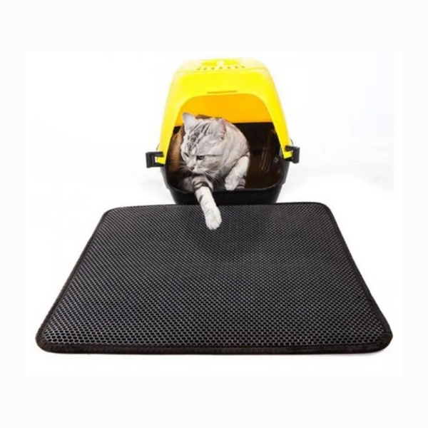 Multifunctional Foldable Cat Litter Pad Black 4050