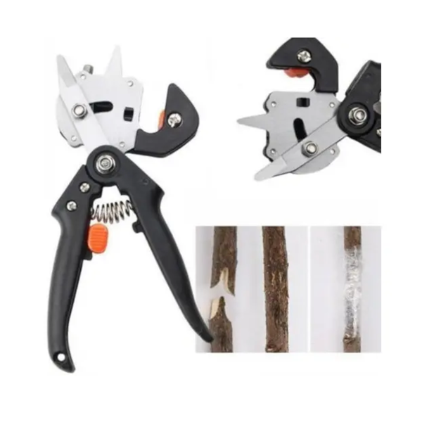 Multifunctional Grafting Fruit Tree Gardening Shear Tool Black Pruning Shears & Snips