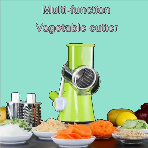 Multifunctional Hand Roller Rotary Vegetable Cutter Light Green