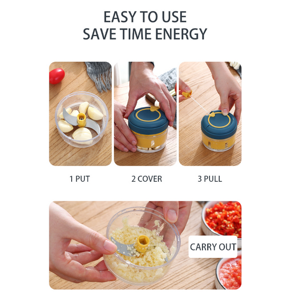 Multifunctional Manual Crusher For Ginger Garlic Meat Fruit Vegetable Kitchen Accessories