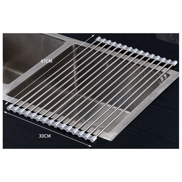 Multifunctional Foldable Kitchen Sink Rack Dish Drainer Household Pot Mat