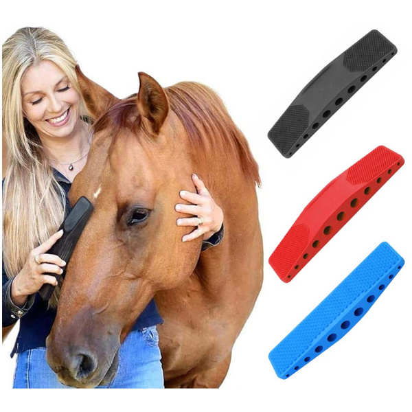 Multifunctional Horse Grooming Shedding Massage Brush Horse Grooming Brushes