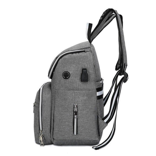 Mummy Maternity Nappy Bag With Usb Interface Grey Nappy Bags