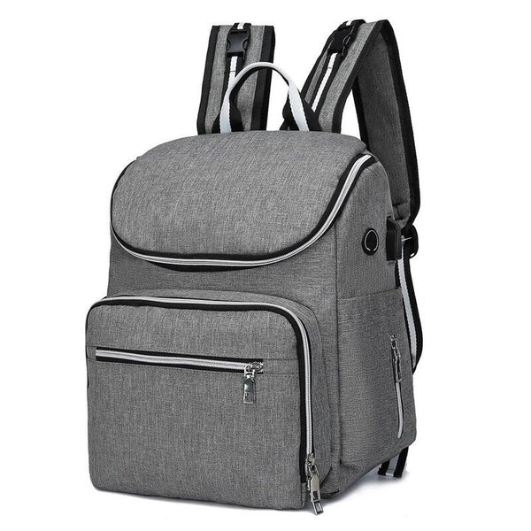 Mummy Maternity Nappy Bag With Usb Interface Grey Nappy Bags