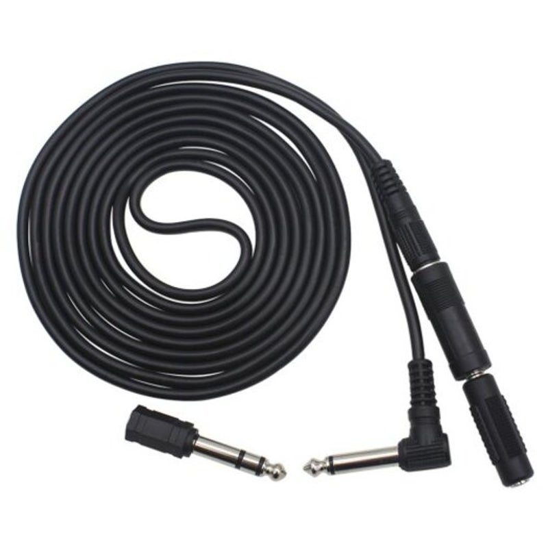 Musical Instrument Audio Equipment 3M Cable With Adapters Black Guitar Accessories