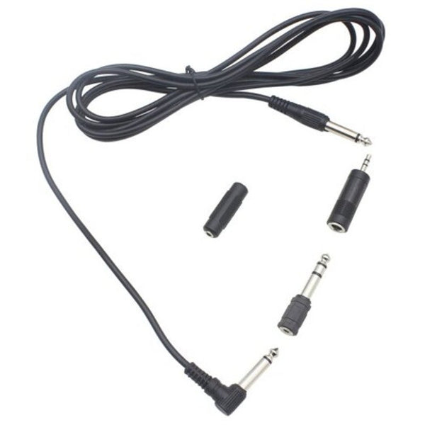 Musical Instrument Audio Equipment 3M Cable With Adapters Black Guitar Accessories