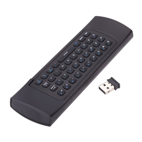 Mx3 Portable 2.4G Wireless Remote Control Keyboard Controller Air Mouse For Smart Tv Android Box Mini Pc Htpc Black