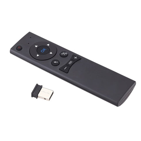 Mx6 Portable 2.4G Wireless Remote Control Air Mouse Voice Controller With Usb 2.0 Receiver Adapter For Smart Tv Android Box Mini Pc Htpc
