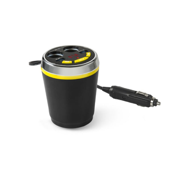 N / Best For Bluetooth 5.0 Multifunction Cup Holder 3.1A Fm Transmitting U Disk Tf Card Mp3 Player Transmitters