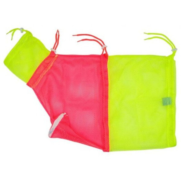 Nail Trimming Washing Bath Mesh Cat Bag Orange Pet Grooming