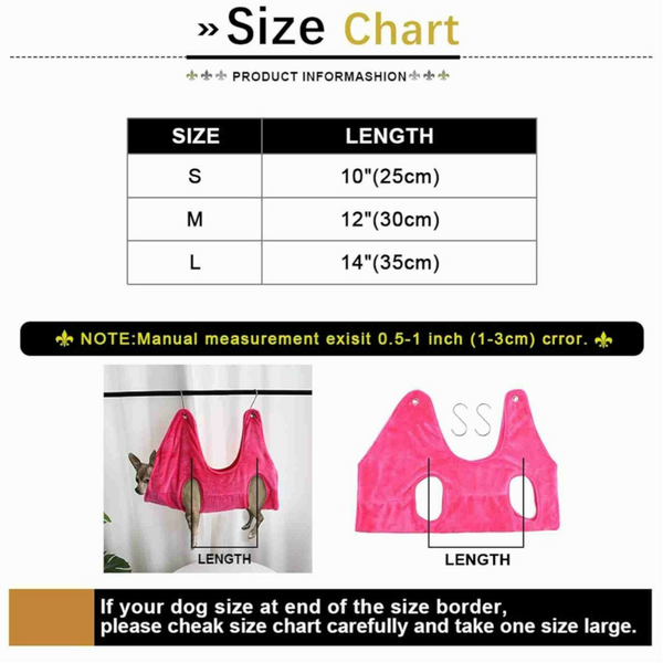 Nail Trimming Pet Grooming Hammock Small Medium Cats Dogs Dog Grooming