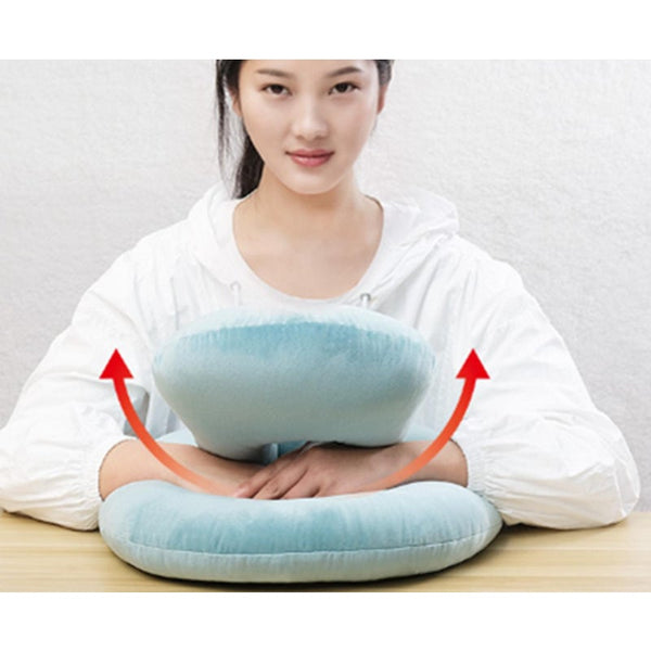 Nap Pillow Back Cushion Double Layer Head Support Sleep Rest Travel Universal 6 Pillows