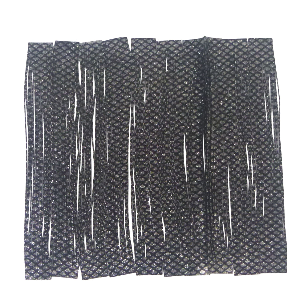 Artizan 22 Strand Silicon Skirting Natural Black Silver Qty 20 Baits & Lures