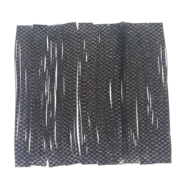 Artizan 22 Strand Silicon Skirting Natural Black Silver Qty 20 Baits & Lures