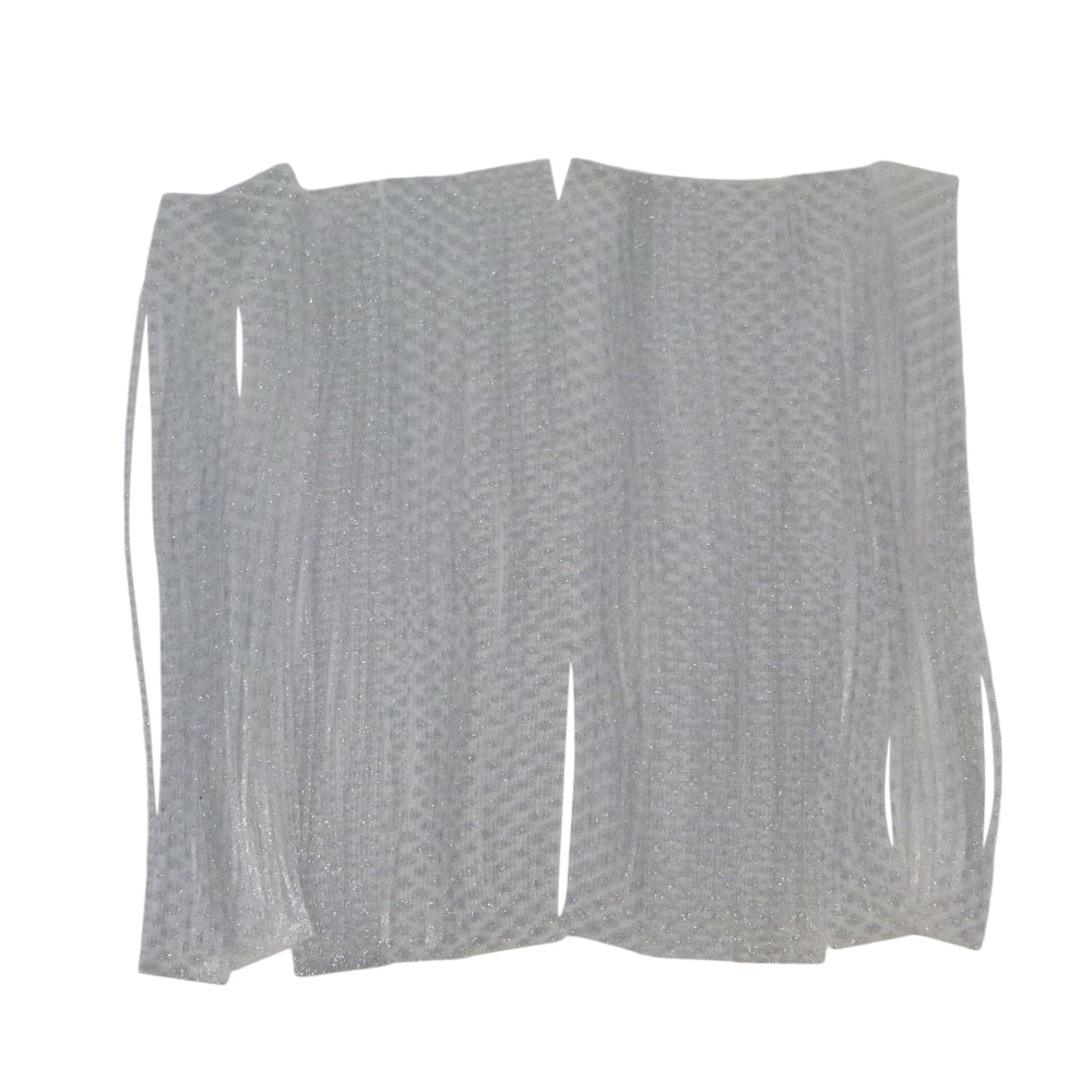 Artizan 22 Strand Silicon Skirting Natural Clear Silver Qty 20 Baits & Lures