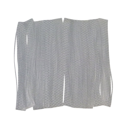 Artizan 22 Strand Silicon Skirting Natural Clear Silver Qty 20 Baits & Lures