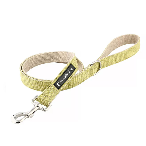Essential Dog Natural Hemp & Cotton Lead Leash (Grass Green) Leads & Head Collars