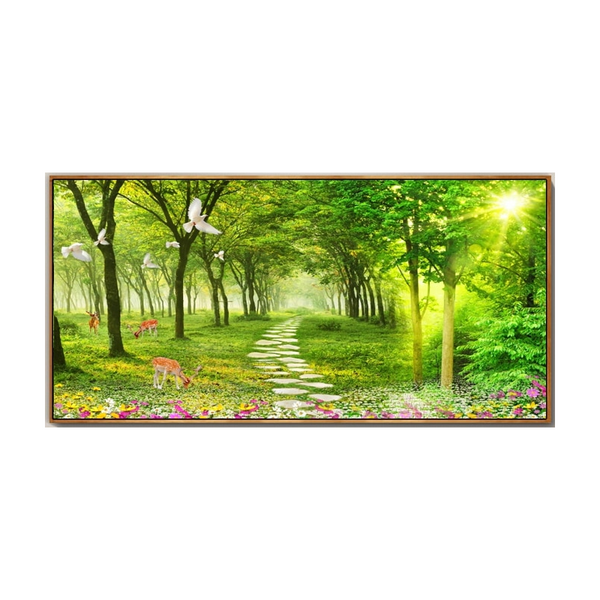Natural Forest Wall Art Pictures Canvas Painting Landscape Living Room Decor Posters & Prints