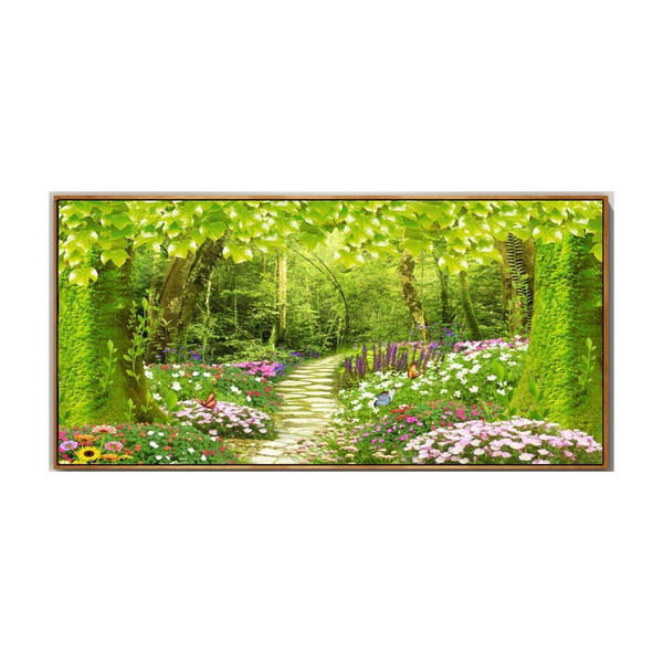 Natural Forest Wall Art Pictures Canvas Painting Landscape Living Room Decor Posters & Prints