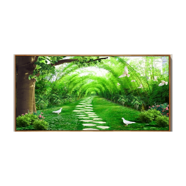 Natural Forest Wall Art Pictures Canvas Painting Landscape Living Room Decor Posters & Prints