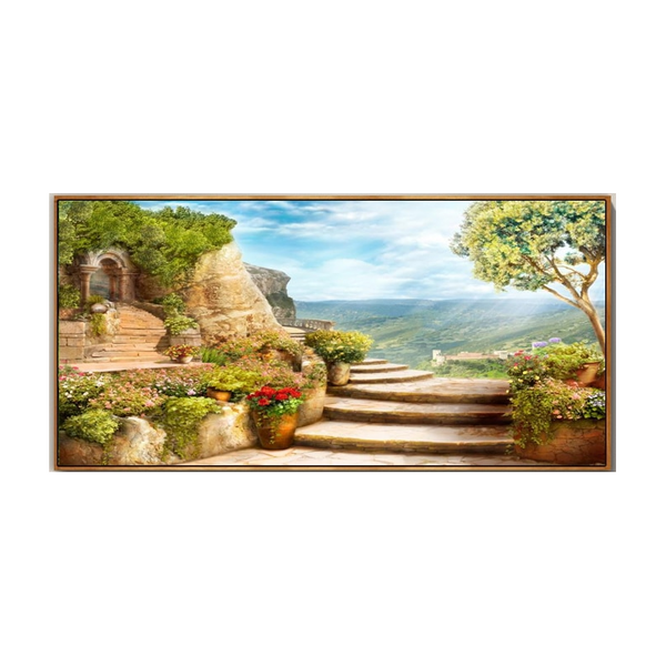 Natural Forest Wall Art Pictures Canvas Painting Landscape Living Room Decor Posters & Prints