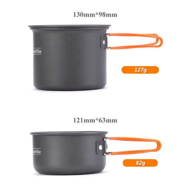 Naturehike Outdoor Cookware Camping Non Stick Pots Pans Camping Cookware
