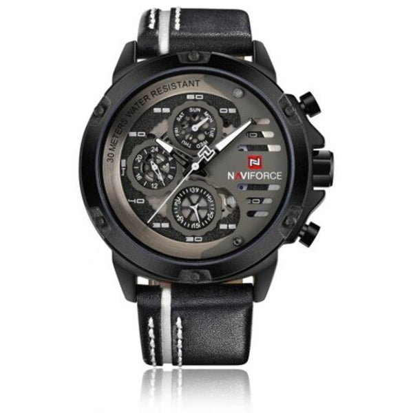 Veile Studios Luxury Waterproof 24H Date Quartz Watch White Watches