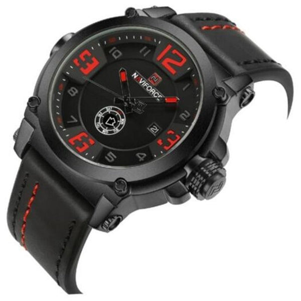 Veile Studios Men Casual Sport Water Resistant Date Quartz Watch Black Watches