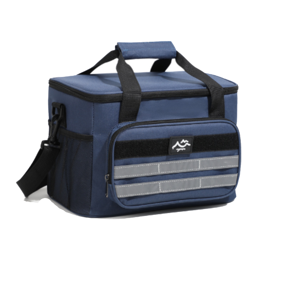 Navy Blue Versatile Large Capacity Picnic Insulated Bag Detachable Shoulder Strap & Ice Pack Picnic Baskets & Backpacks