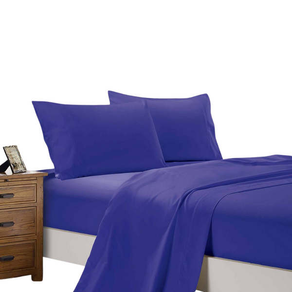 1000Tc Ultra Soft Single Size Bed Flat & Fitted Sheet Set