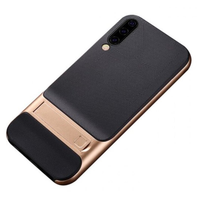 2 In 1 Phone Case Cover With Invisible Bracket For Samsung Galaxy A10 / A50 Gold Cases Covers & Skins