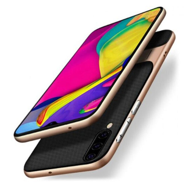 2 In 1 Phone Case Cover With Invisible Bracket For Samsung Galaxy A10 / A50 Gold Cases Covers & Skins