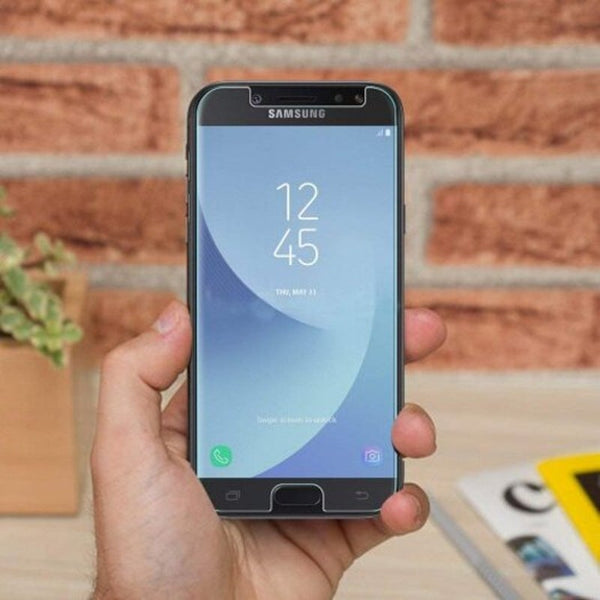 2Pcs Tempered Glass Film For Samsung Galaxy J5 2017 Transparent