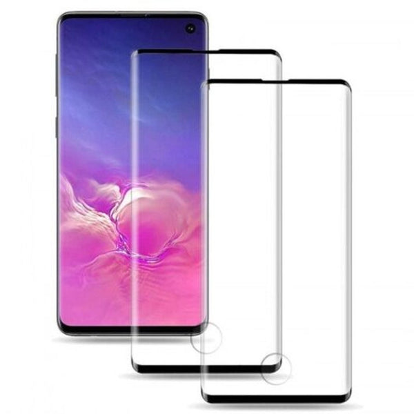 3D Arc Screen Tempered Glass Protector For Samsung S10 Black Galaxy 1Pcs Screen Protectors