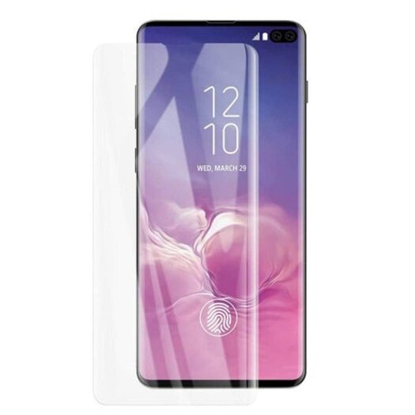 Anti Oil Tempered Glass For Samsung Galaxy S10 Plus Transparent