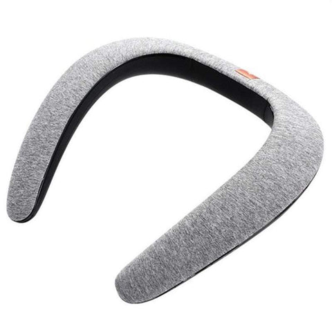 Wearable Neck-Mounted Bluetooth Speaker Portable Wireless 5D Stereo Bass Grey