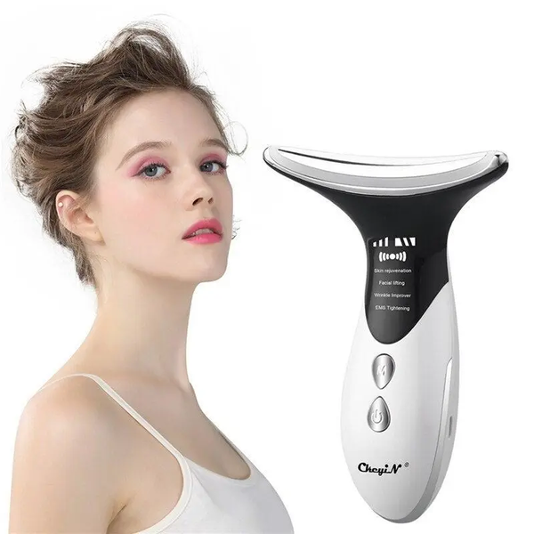 Neck Beauty Device Removal Double Chin Led Photon Therapy Anti Wrinkle Intelligent Temperature Control Massage Instrument Massagers