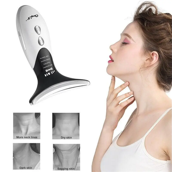 Neck Beauty Device Removal Double Chin Led Photon Therapy Anti Wrinkle Intelligent Temperature Control Massage Instrument
