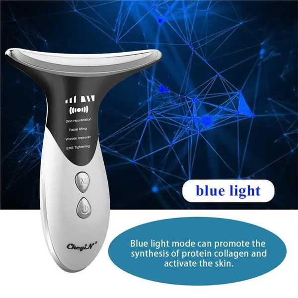 Neck Beauty Device Removal Double Chin Led Photon Therapy Anti Wrinkle Intelligent Temperature Control Massage Instrument Massagers