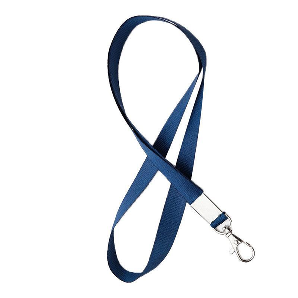Neck Strap With Clip For Id Badge Name Tag Card Holder Lanyard Navy Blue Id & Document Holders