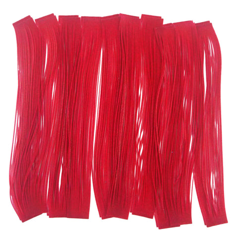 Artizan 22 Strand Silicon Skirting Neon Red Qty 20 Baits & Lures