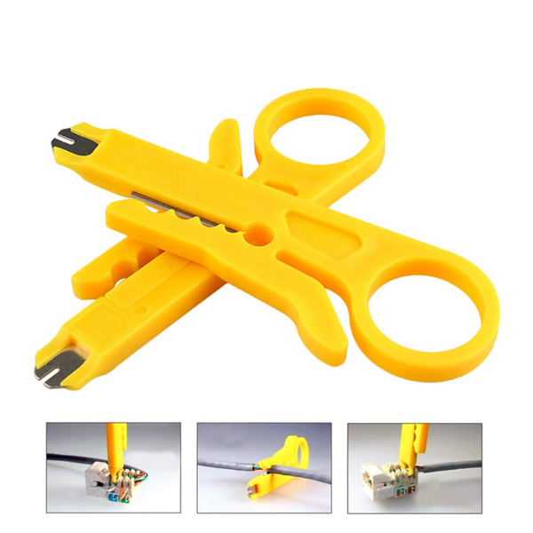 Network Utp Cable Stripping Tool Orange Hand Crimpers & Strippers