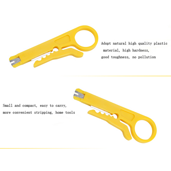Network Utp Cable Stripping Tool Orange Hand Crimpers & Strippers