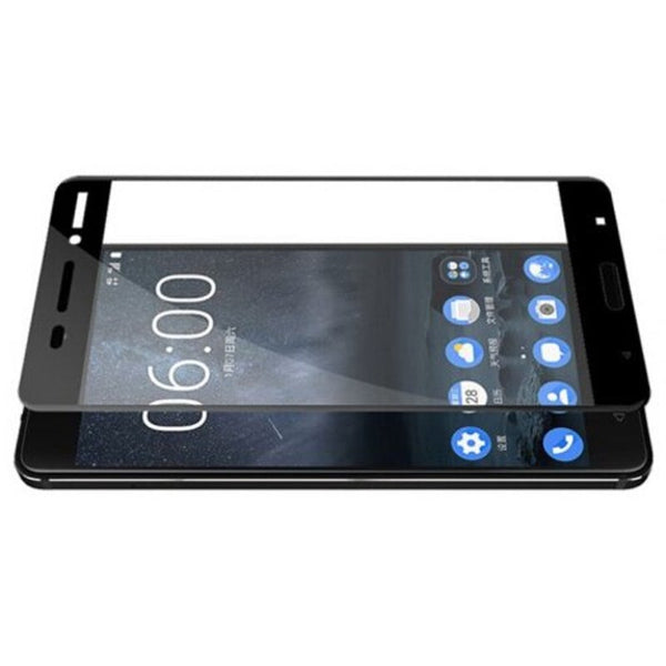 0.3Mm Full Cover Tempered Glass For Nokia 6 Black Screen Protectors