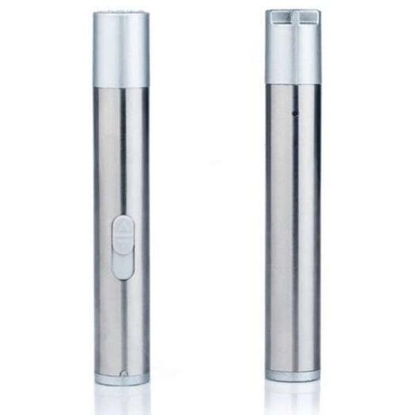 Rechargeable 3-In-1 Infrared Multifunctional Detector Led Flashlight Silver