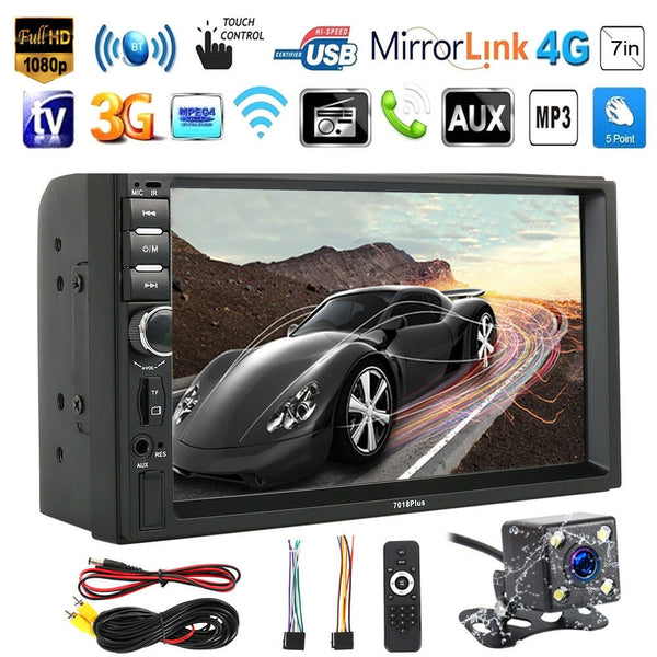 New 7 Inch 2 Din Touch Screen Car Mp5 Player Bluetooth Stereo Fm Radio Usb / Tf Aux Other Car Audio