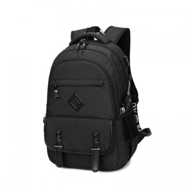 Backpacks Men's Usb Oxford Waterproof Schoolbag Travel Computer Black Bags
