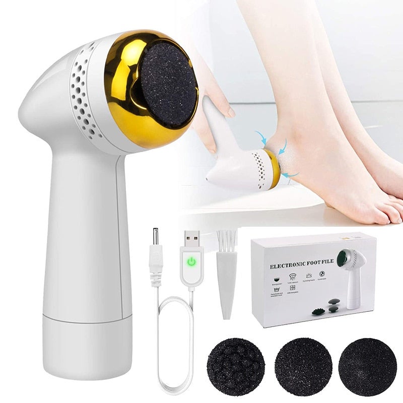 New Electric Pedicure Smooth Machine Callus Remover Usb Charge Foot For Heels Manicure & Pedicure Tools & Kits